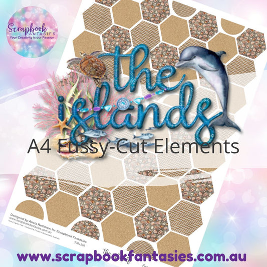 the islands A4 Colour Fussy-Cut Elements - Hexagons 7 7384368