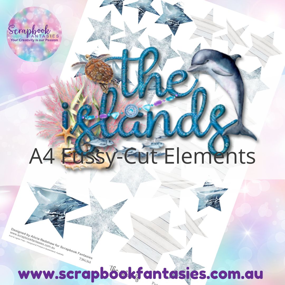 the islands A4 Colour Fussy-Cut Elements - Stars 2 7384346