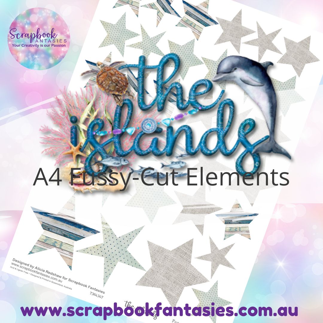 the islands A4 Colour Fussy-Cut Elements - Stars 3 7384347