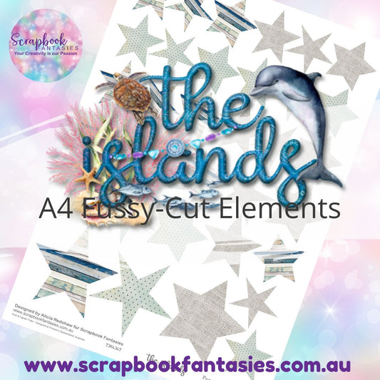 the islands A4 Colour Fussy-Cut Elements - Stars 3 7384347