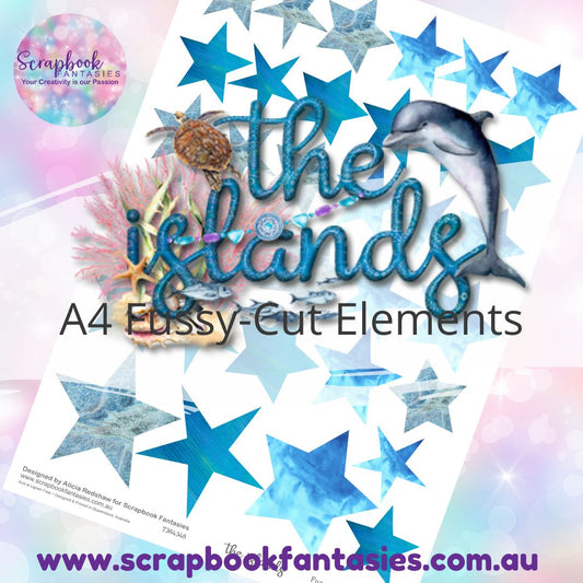 the islands A4 Colour Fussy-Cut Elements - Stars 4 7384348