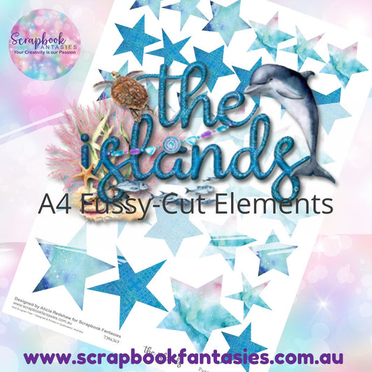 the islands A4 Colour Fussy-Cut Elements - Stars 5 7384349