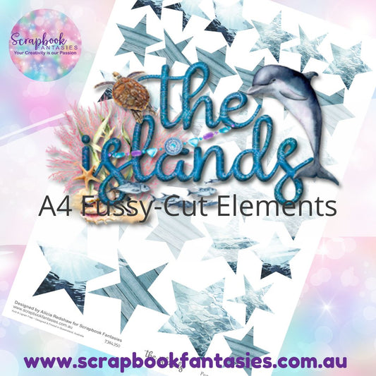 the islands A4 Colour Fussy-Cut Elements - Stars 6 7384350