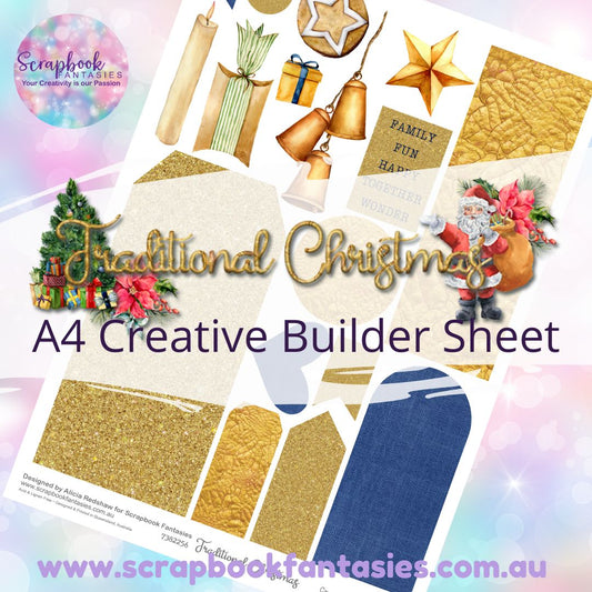 Traditional Christmas A4 Creative Builder Sheet 1 7382256