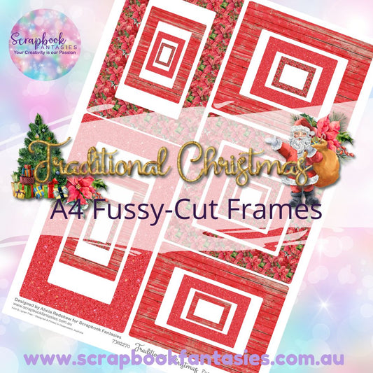 Traditional Christmas A4 Colour Fussy-Cut Frames 1 7382270