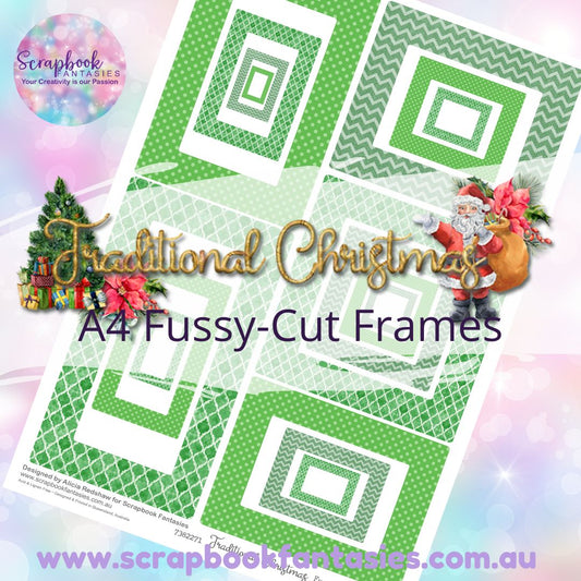 Traditional Christmas A4 Colour Fussy-Cut Frames 2 7382271