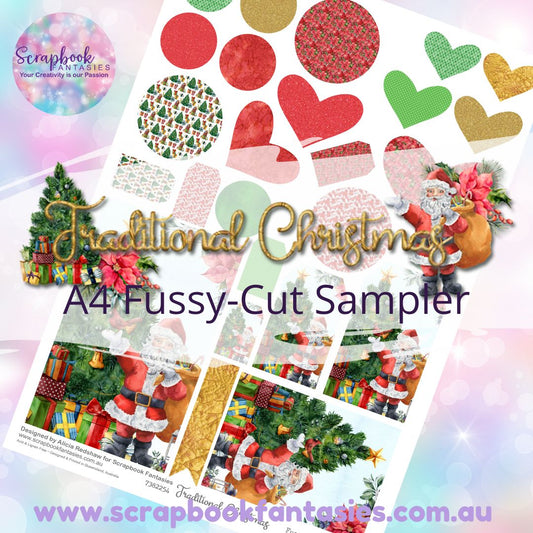 Traditional Christmas A4 Colour Fussy-Cut Sampler 5 7382254