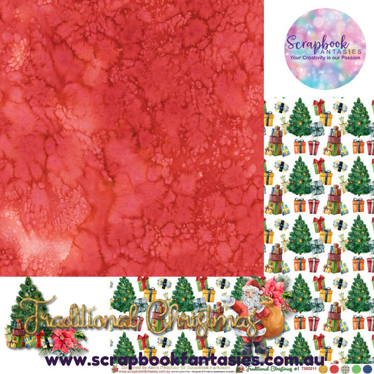 Traditional Christmas 12x12 Double-Sided Patterned Paper 1 - 7382211