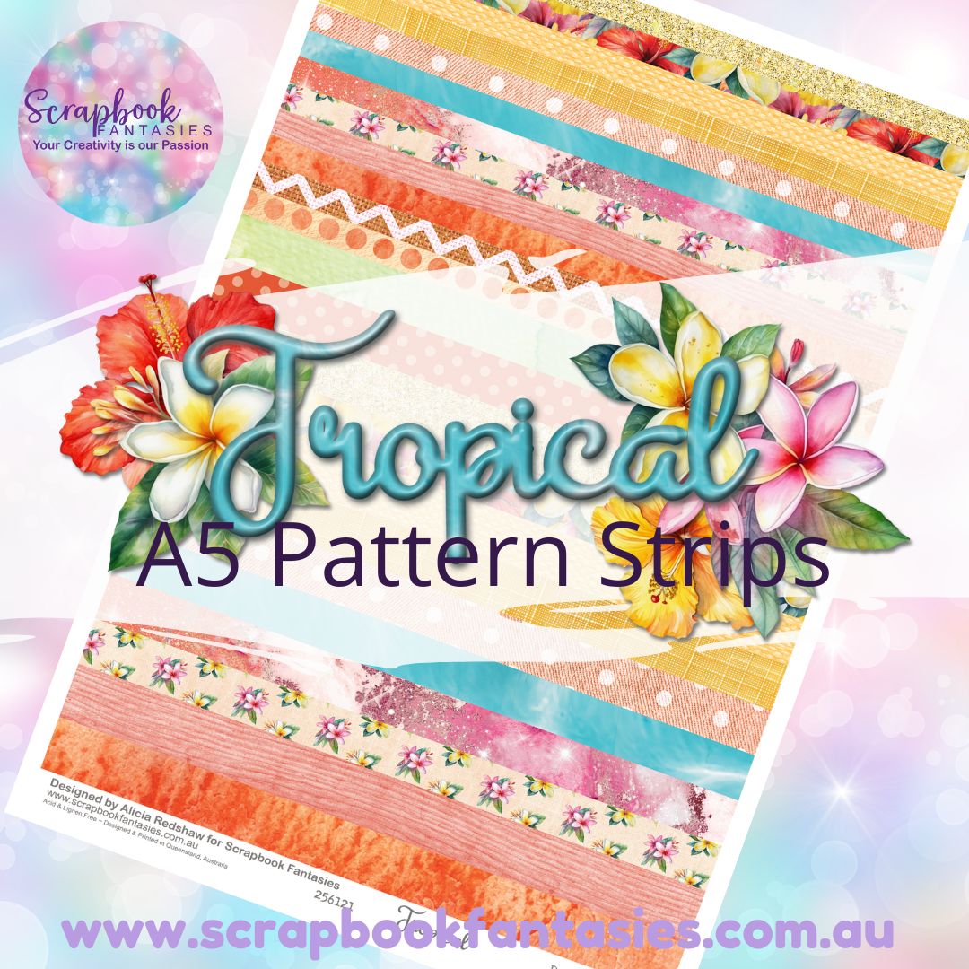 Tropical A5 Colour Pattern Strips 256121