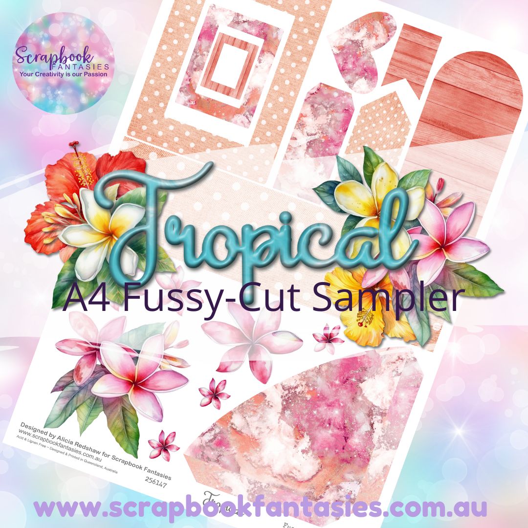 Tropical A4 Colour Fussy-Cut Sampler 4 256147