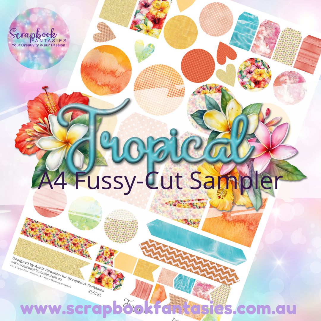 Tropical A4 Colour Fussy-Cut Sampler 5 256161