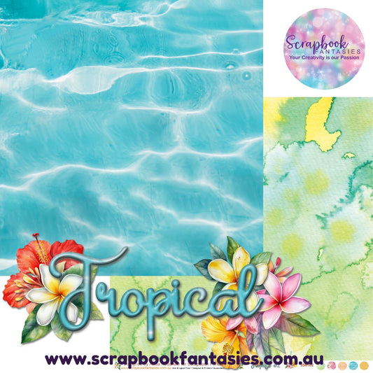 Tropical 12x12 Double-Sided Patterned Paper 2 - 256102