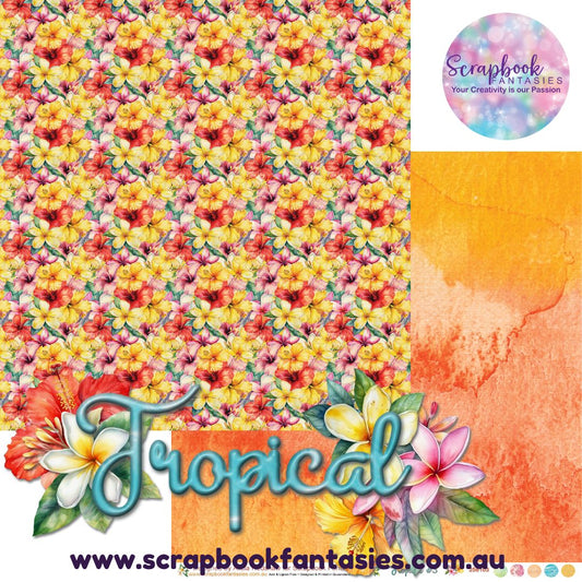 Tropical 12x12 Double-Sided Patterned Paper 3 - 256103