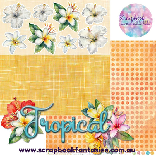 Tropical 12x12 Double-Sided Patterned Paper 4 - 256104