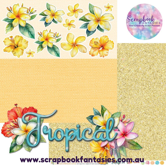 Tropical 12x12 Double-Sided Patterned Paper 6 - 256106
