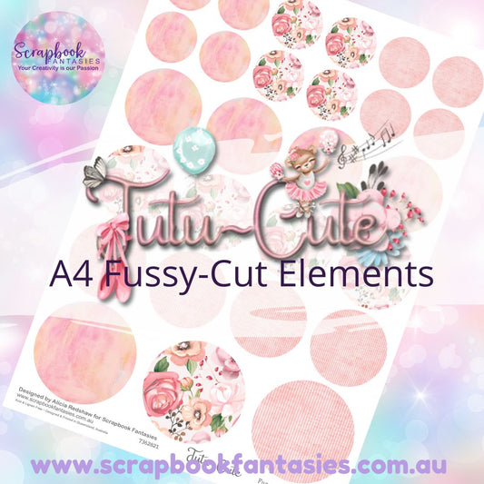 Tutu-Cute A4 Colour Fussy-Cut Elements - Circles 1 7362821