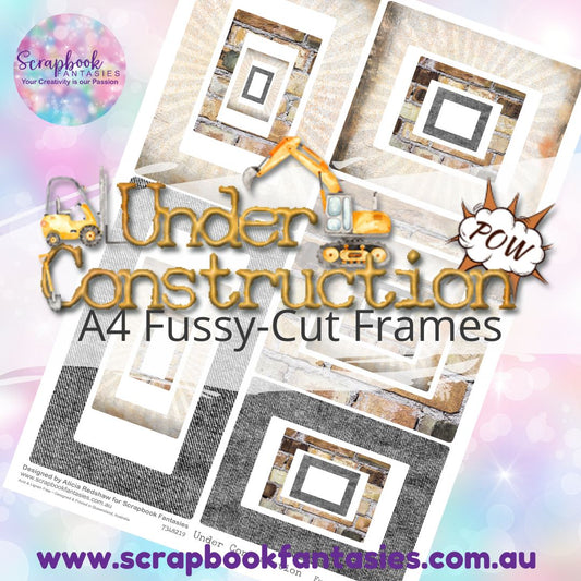 Under Construction A4 Colour Fussy-Cut Frames 1 7348219