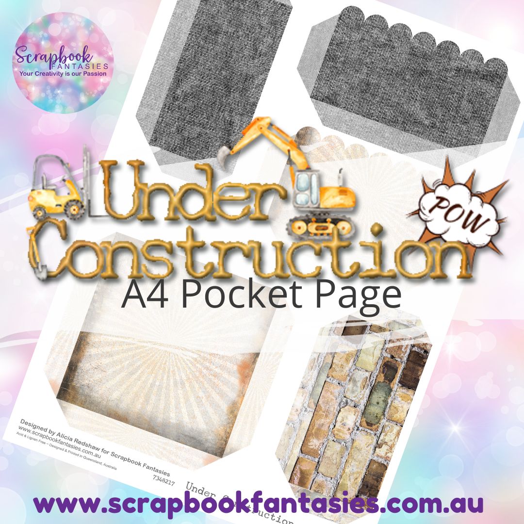 Under Construction A4 Colour Pocket Page - Rectangles & Square 1 7348217