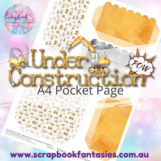 Under Construction A4 Colour Pocket Page - Rectangles & Square 2 7348218