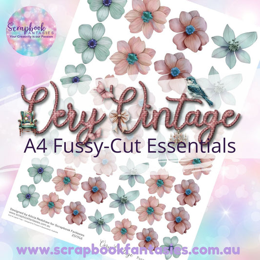Very Vintage A4 Colour Fussy-Cut Essentials - Flowers 9 250947