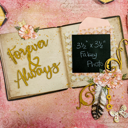 Dream Sweetie Forever & Always Scrapbook Layout Class Kit - Vintage Chic Super Weekend Class 3 - Friday 17 May 2024