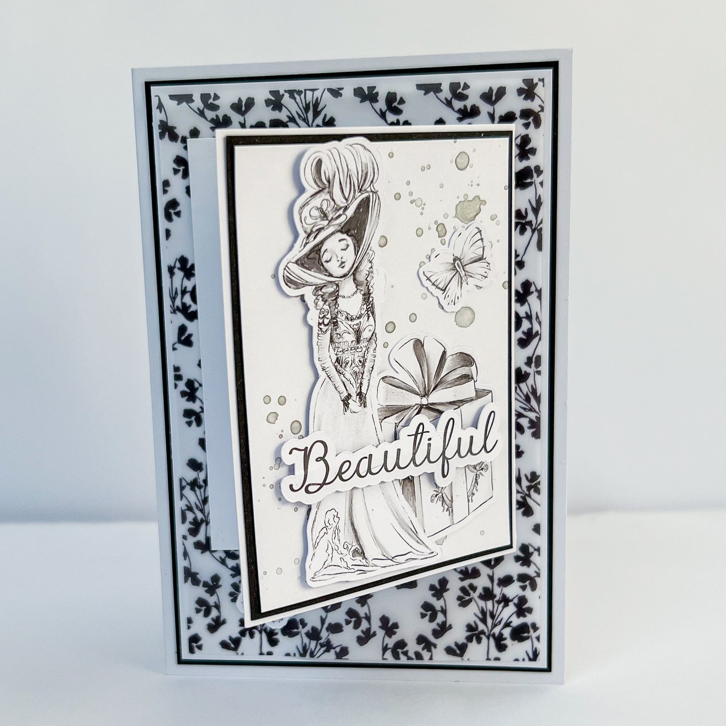 Elegance Black & White Cardmaking Class Kit - Vintage Chic Super Weekend Class 6 - Saturday 18 May 2024