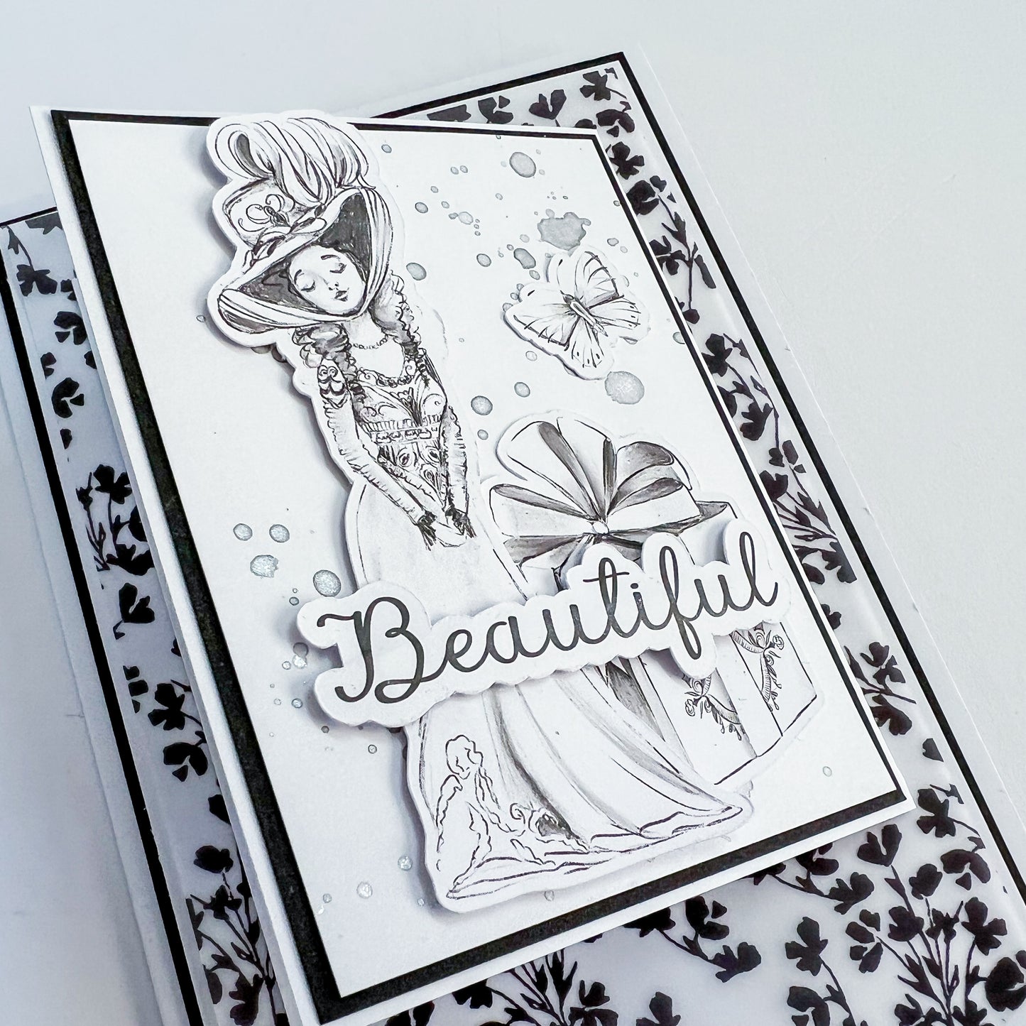 Elegance Black & White Cardmaking Class Kit - Vintage Chic Super Weekend Class 6 - Saturday 18 May 2024