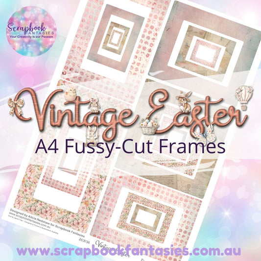 Vintage Easter A4 Colour Fussy-Cut Frames 1 263036