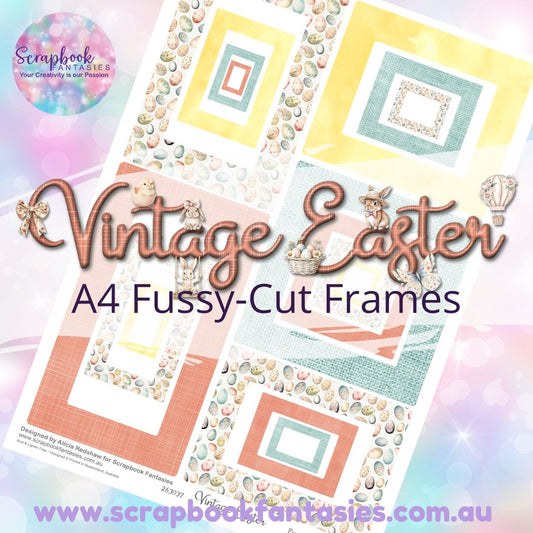 Vintage Easter A4 Colour Fussy-Cut Frames 2 263037