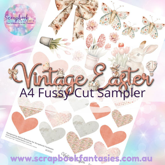 Vintage Easter A4 Colour Fussy-Cut Sampler 3 263023