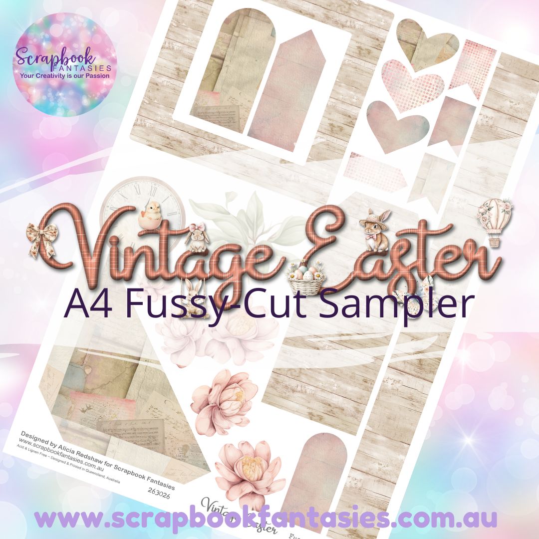 Vintage Easter A4 Colour Fussy-Cut Sampler 6 263026