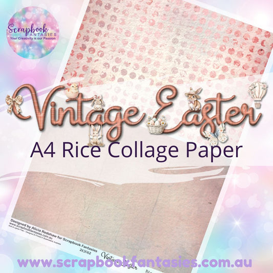 Vintage Easter A4 Collage Paper - Halves 3 263062