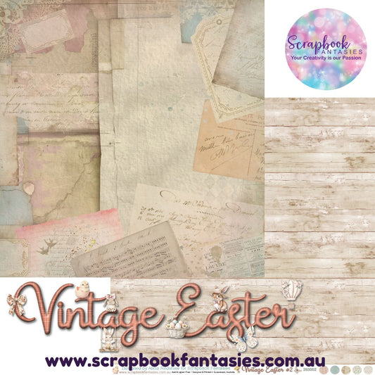 Vintage Easter 12x12 Double-Sided Patterned Paper 2 - 263002