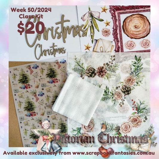 Class Kit for Live Classes Week 50/2024 with Alicia Redshaw (Monday 9 December) - Victorian Christmas Collection