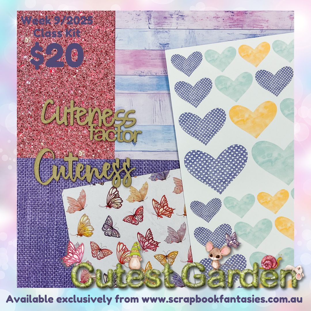 Class Kit for Live Classes Week 9/2025 with Alicia Redshaw (Monday 24 February) - Cutest Garden Collection