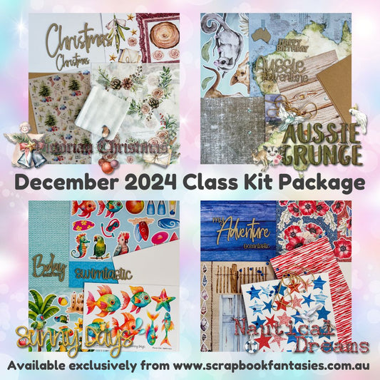 Class Kits Package for Live Classes December 2024 with Alicia Redshaw (Weeks 49, 50, 51 & 52)