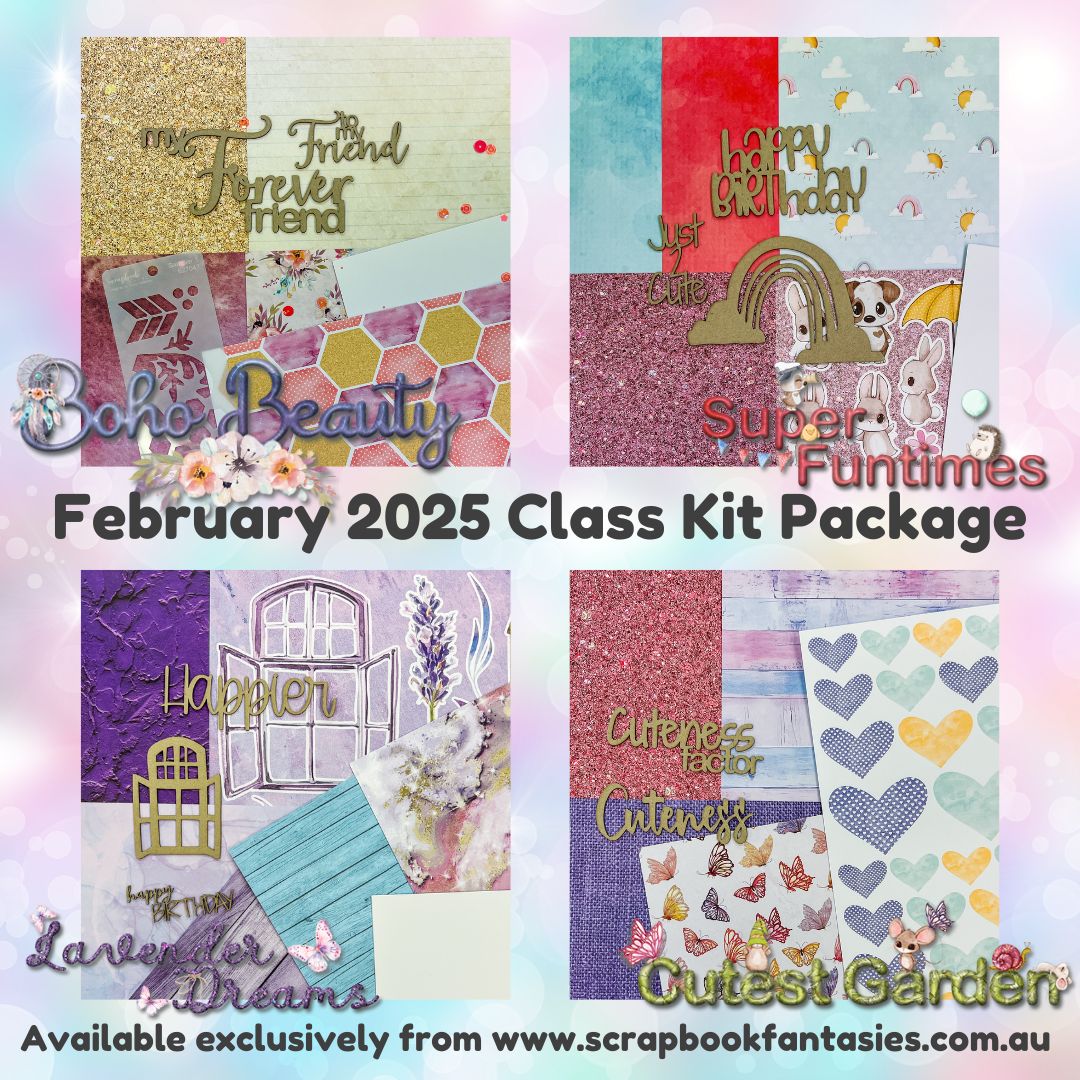 Class Kits Package for Live Classes February 2025 with Alicia Redshaw (Weeks 6, 7, 8 & 9)