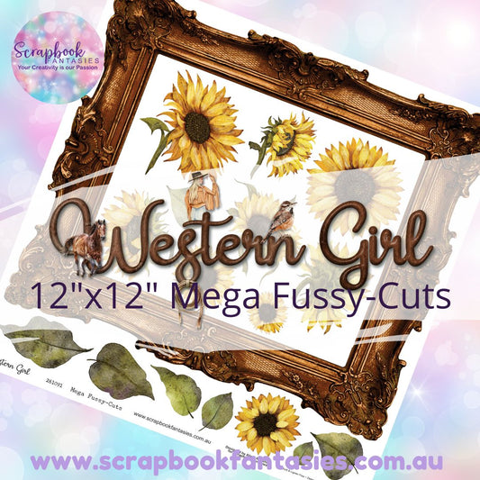 Western Girl 12"x12" Mega Fussy-Cuts Page - Frame 261091