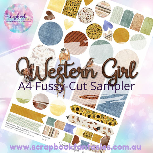 Western Girl A4 Colour Fussy-Cut Sampler 2 261054