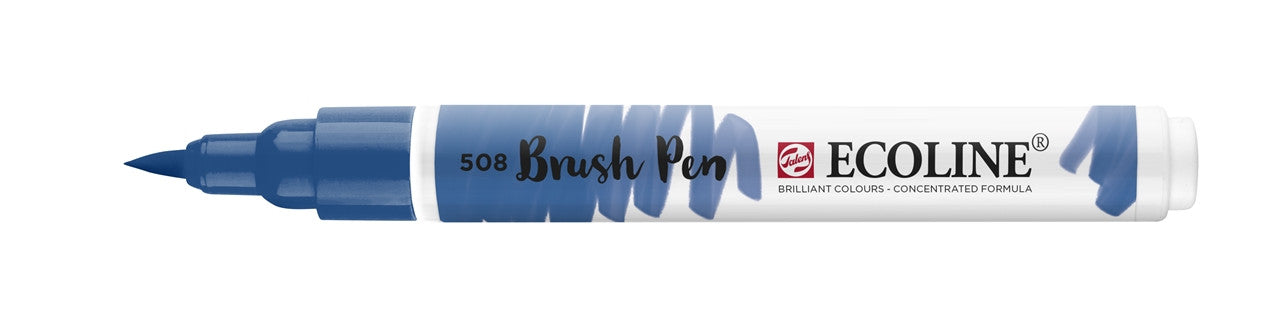 Ecoline Brushpen 508 Prussian Blue