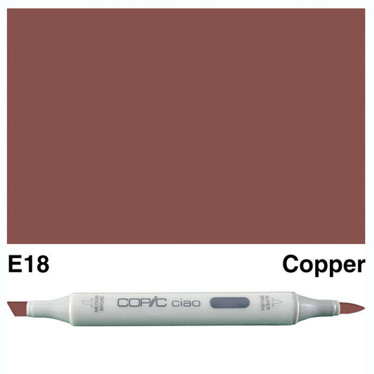Copic Ciao Marker E18 - Copper
