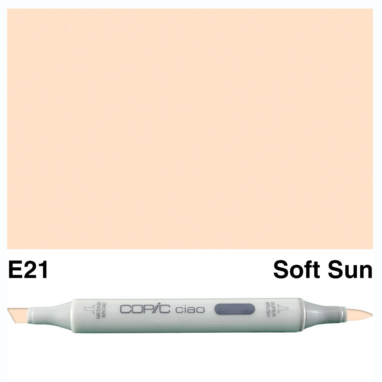Copic Ciao Marker E21 - Soft Sun