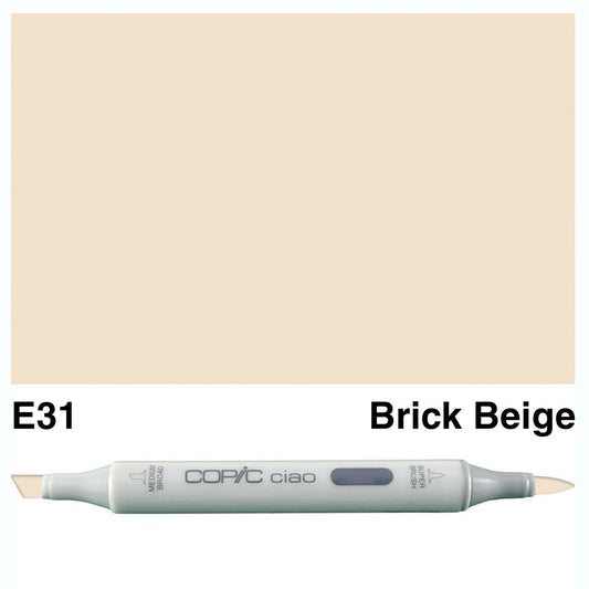 Copic Ciao Marker E31 - Brick Beige