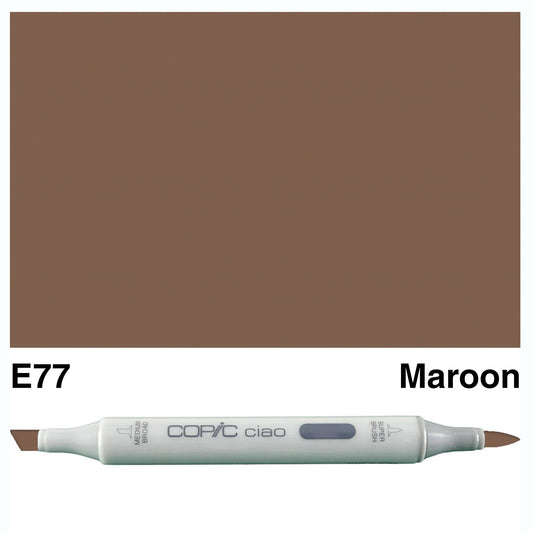 Copic Ciao Marker E77 - Maroon