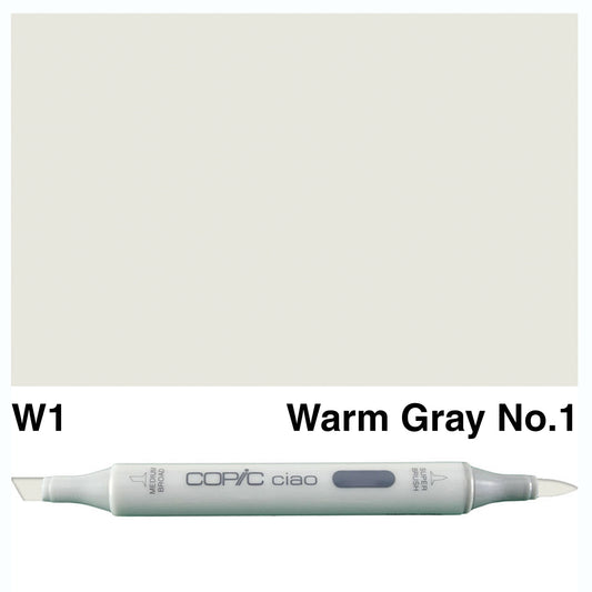 Copic Ciao Marker W-1 - Warm Gray No.1