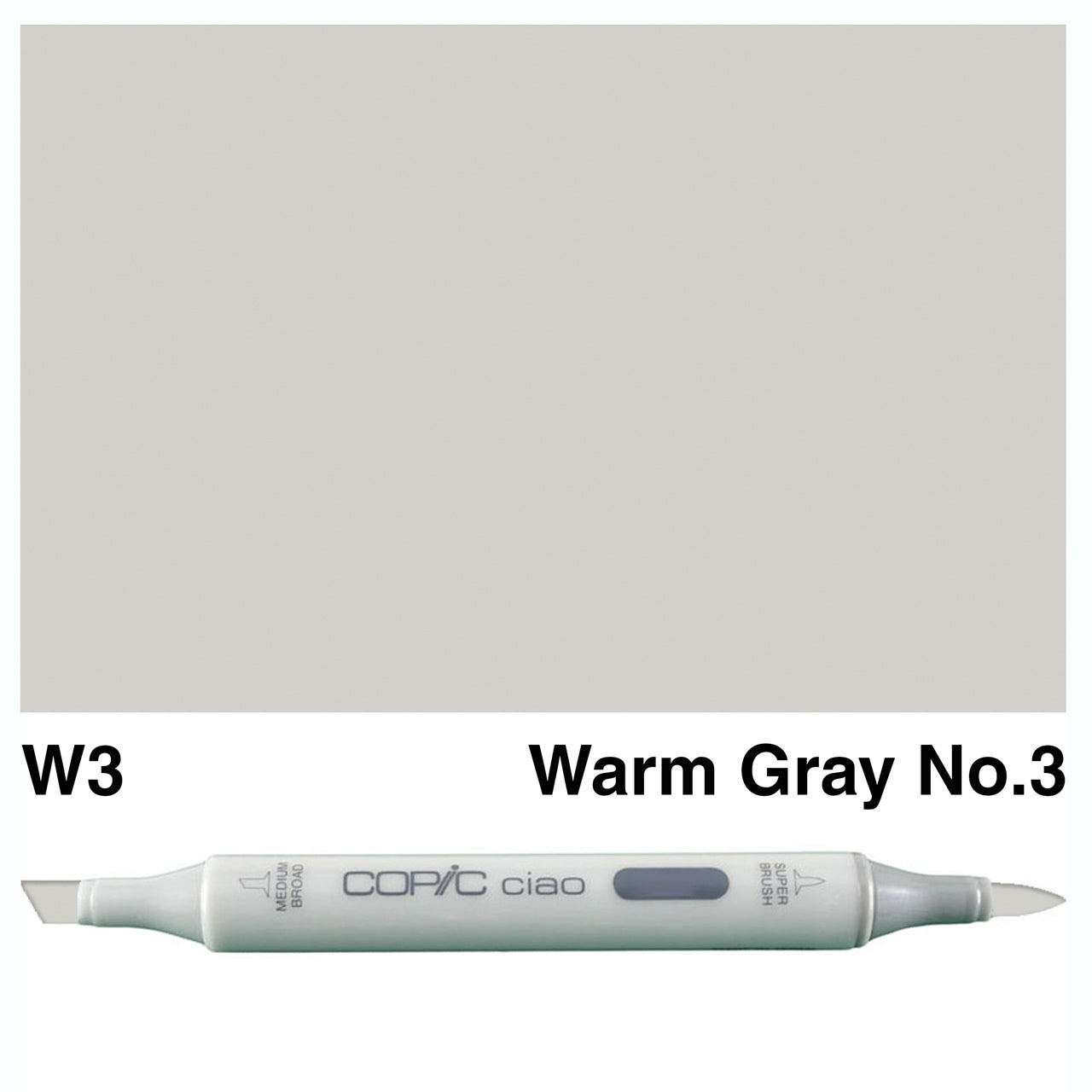 Copic Ciao Marker W-3 - Warm Gray No.3