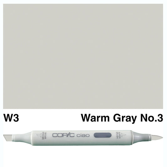 Copic Ciao Marker W-3 - Warm Gray No.3