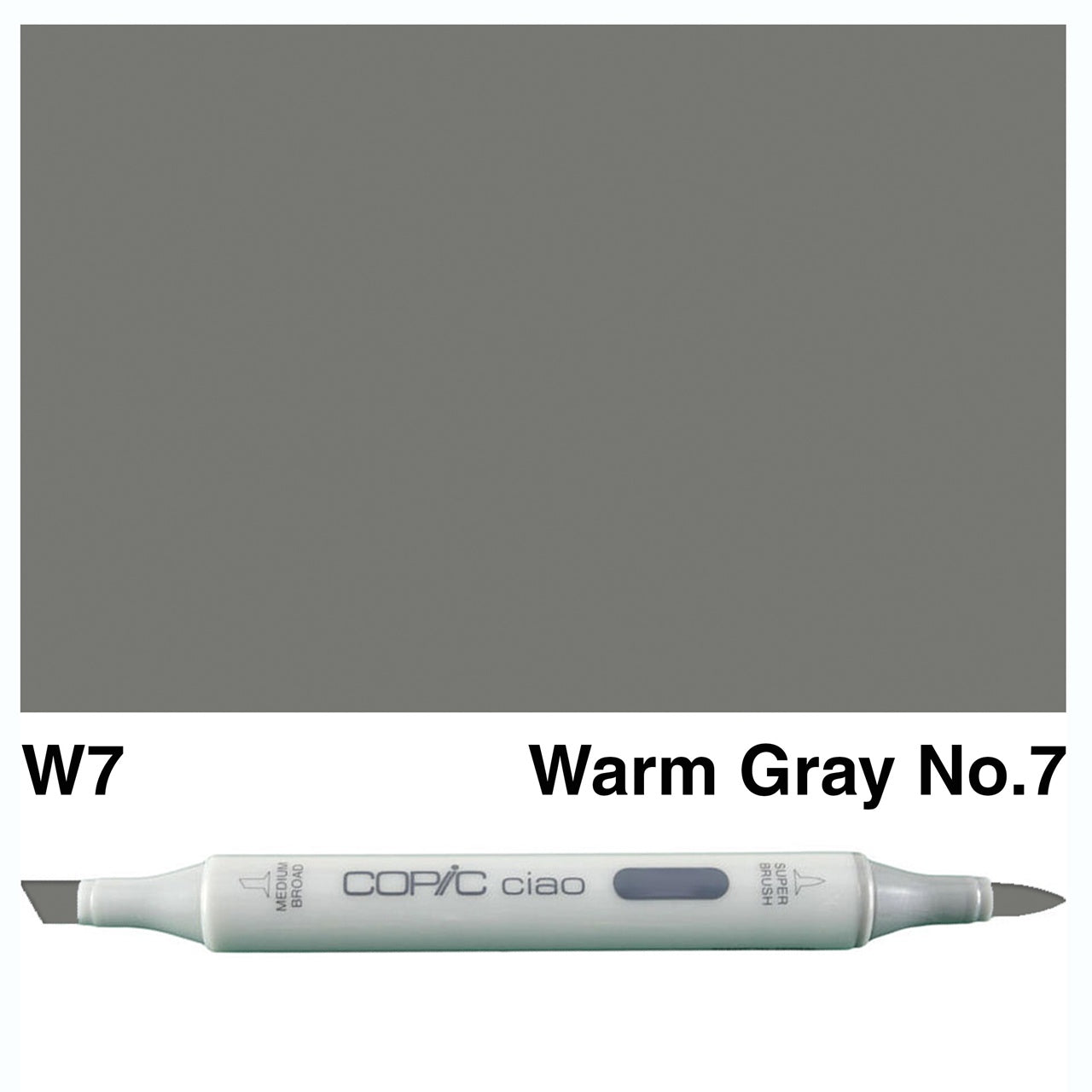Copic Ciao Marker W-7 - Warm Gray No.7