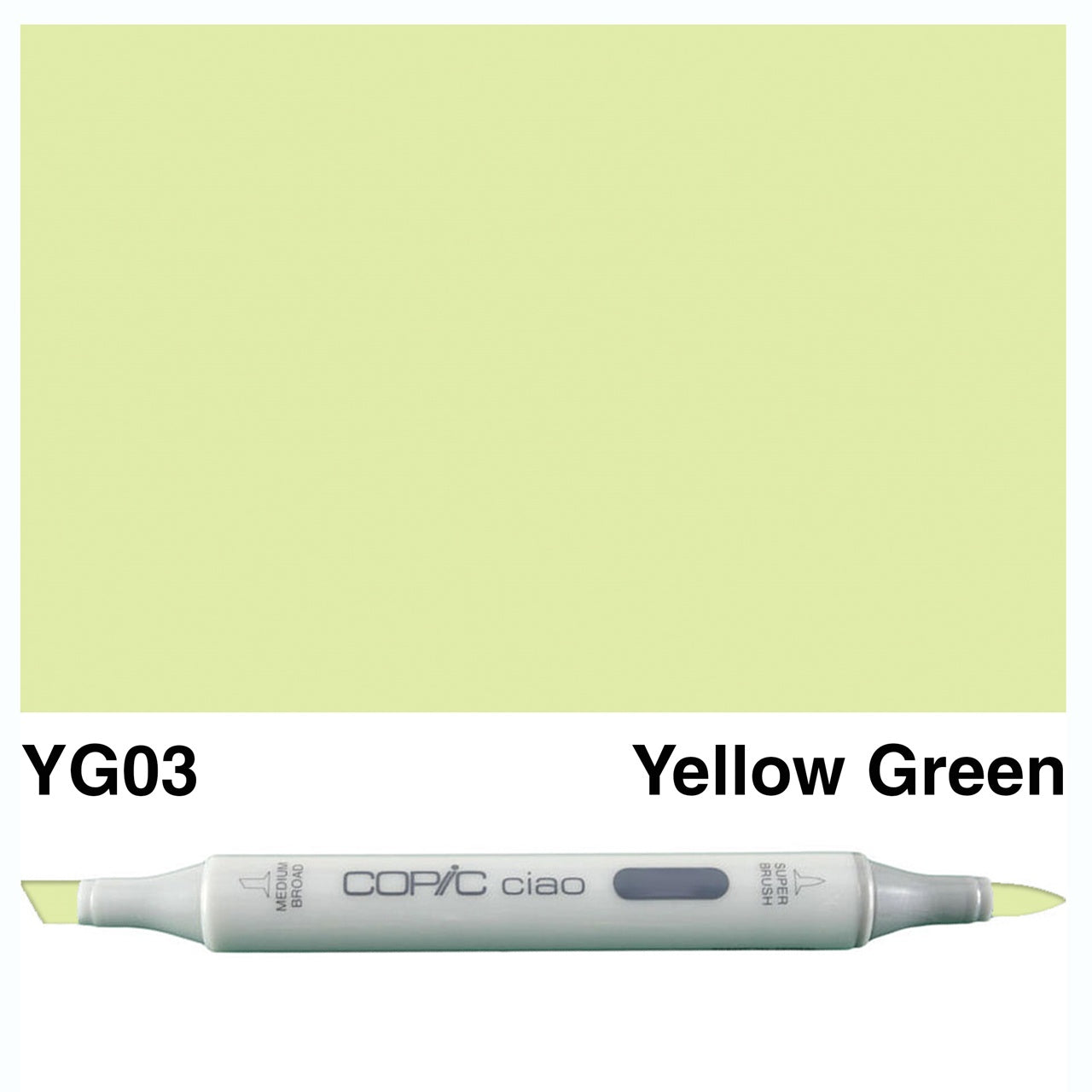 Copic Ciao Marker YG03 - Yellow Green