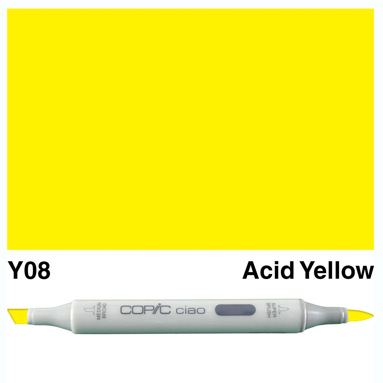 Copic Ciao Marker Y08 - Acid Yellow